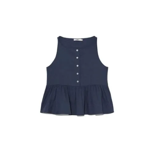 GLOWNY G RUFFLED BUTTON BLOUSE
