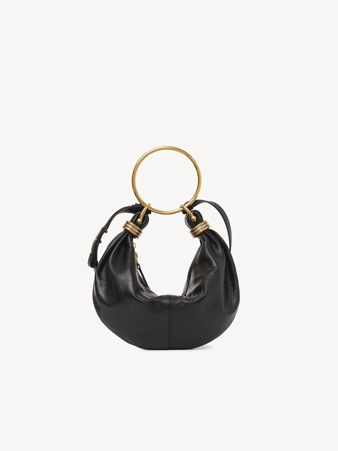 Chloé グレインレザー製Braceletスモールホーボーバッグ