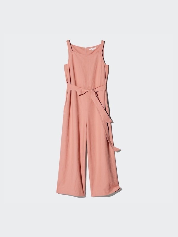 UNIQLO リネンブレンドジャンプスーツ