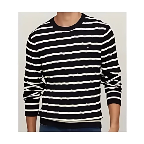 Tommy Hilfiger クラシックケーブルクルーネックセーター