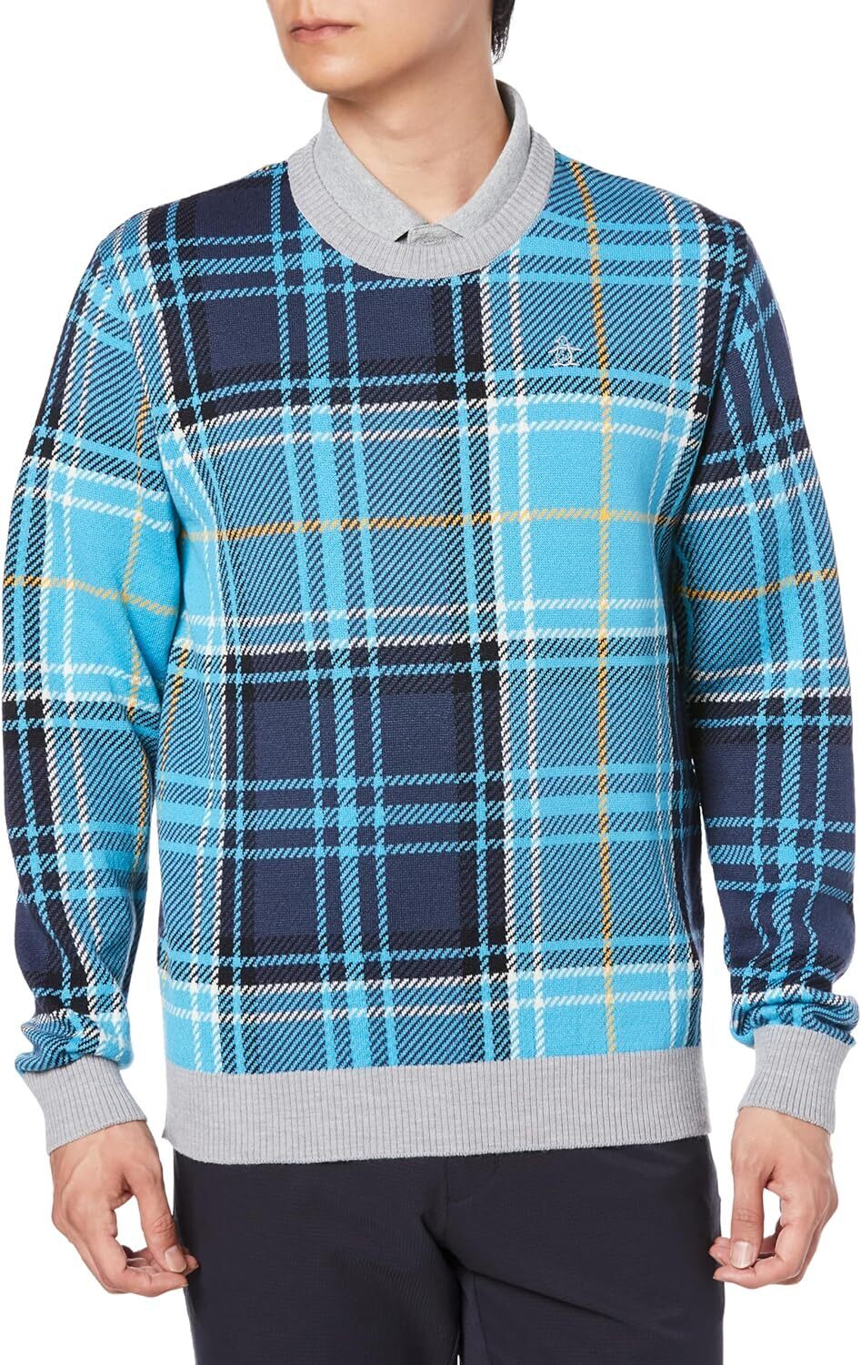 Munsingwear タータンチェックKinloch Andersonクルーネックセーター