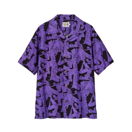 HYSTERIC GLAMOUR 奇子総柄 アロハシャツ