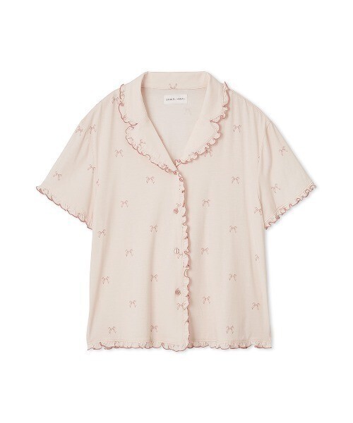 SNIDEL HOME カットレーヨン開襟シャツ