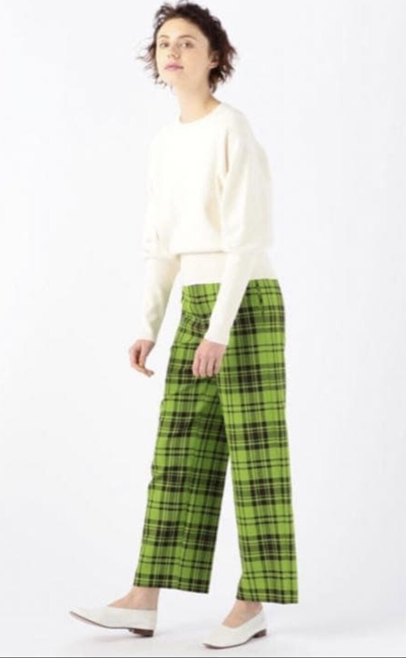 CABaN ポリエステルコットン セミワイドパンツ