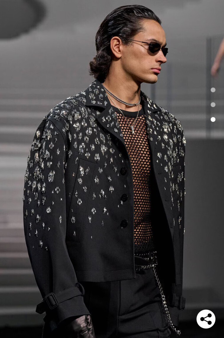 Versace 2024年秋冬コレクション　ルック74