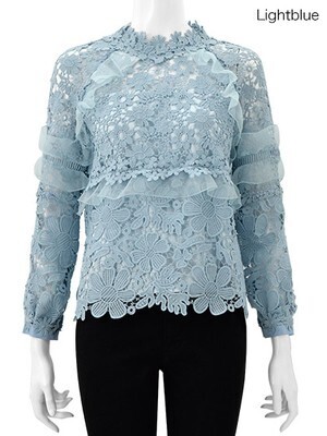 Chesty Frill Lace Tops