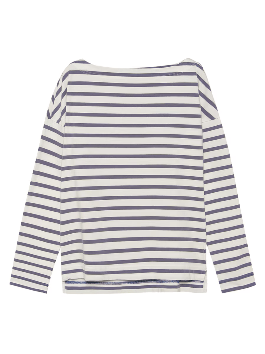 MADISON BLUE BOAT NECK TEE BORDER