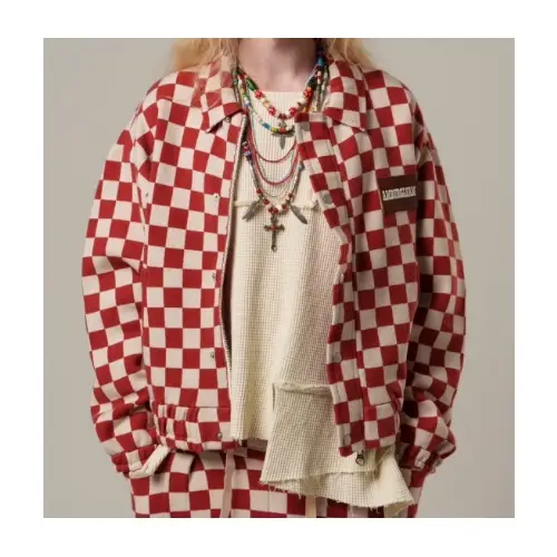 AMBERGLEAM Jacquard Knit Blouson