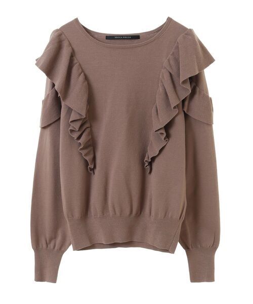 YECCA VECCA ラッフルニット