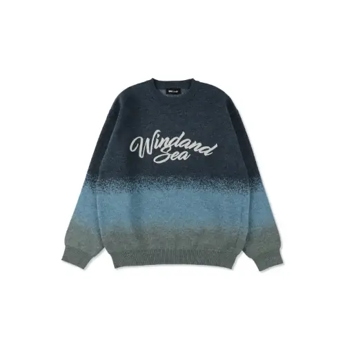 WIND AND SEA Jacquard Gradation Knit Sweater