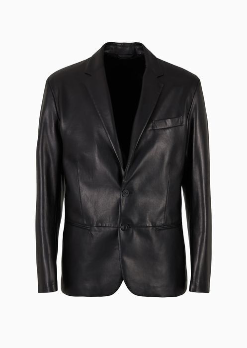GIORGIO ARMANI シングルブレストナッパジャケット