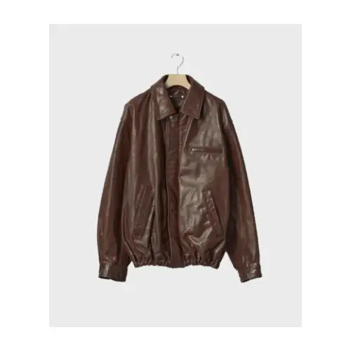 ssstein COW LEATHER VINTAGE ZIP JACKET