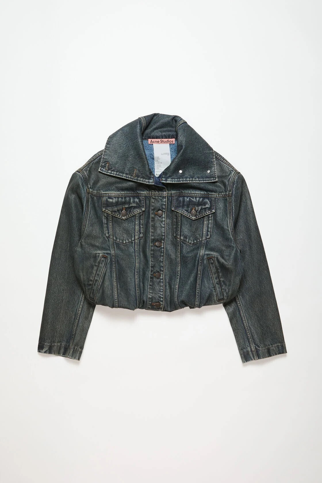 Acne Studios コーティング加工を施したデニムジャケット