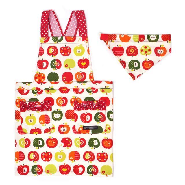 COLORFUL CANDY STYLE バッククロス子どもエプロン セット