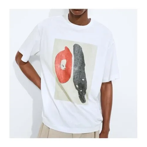 BOTTEGA VENETA コットン ジャージー プリント Tシャツ