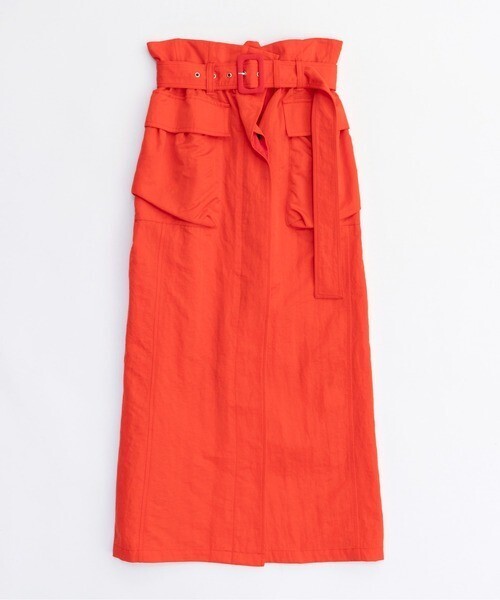 MAISON SPECIAL Paper Bag Maxi Skirt