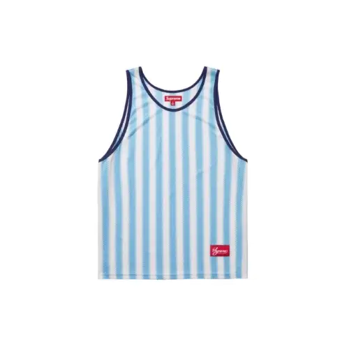 Supreme Stripe Mesh Tank Top