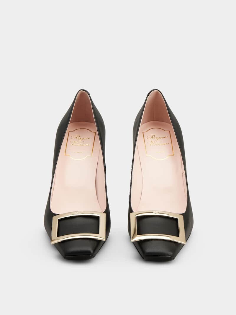 Roger Vivier トランペット レザー パンプス
