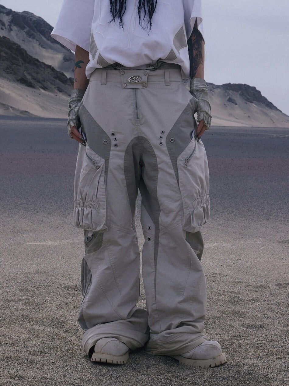 PERSONSOUL PERSONSOUL BOOTCUT CARGO PANTS