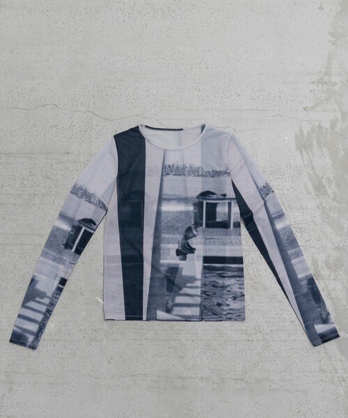 PRANK PROJECT Multi Printed See-through Crew Neck Top