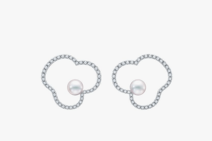 TASAKI チャンツ シグネチャー ダイヤモンド パヴェ ラージ イヤリング
