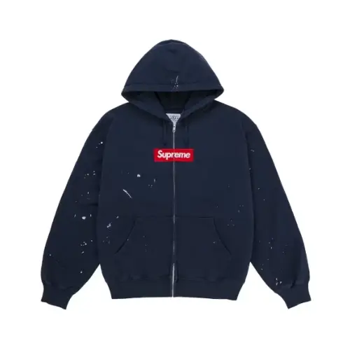Supreme Box Logo Zip Up Hooded Sweatshirt