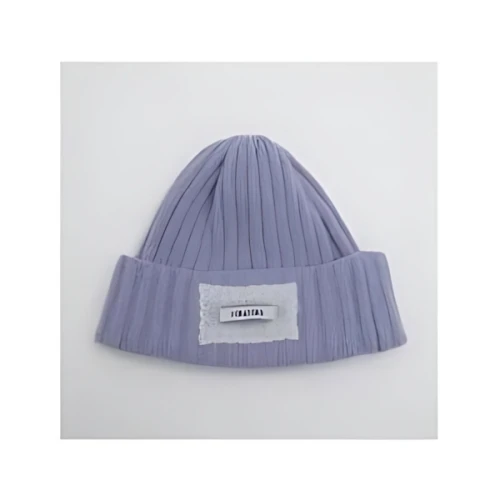 ROLAROLA LACE LABEL ANGORA BEANIE LAVENDER