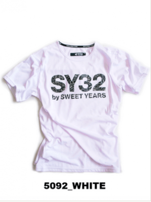 SY32 by SWEET YEARS 【5092】SYサマーインロゴTシャツ