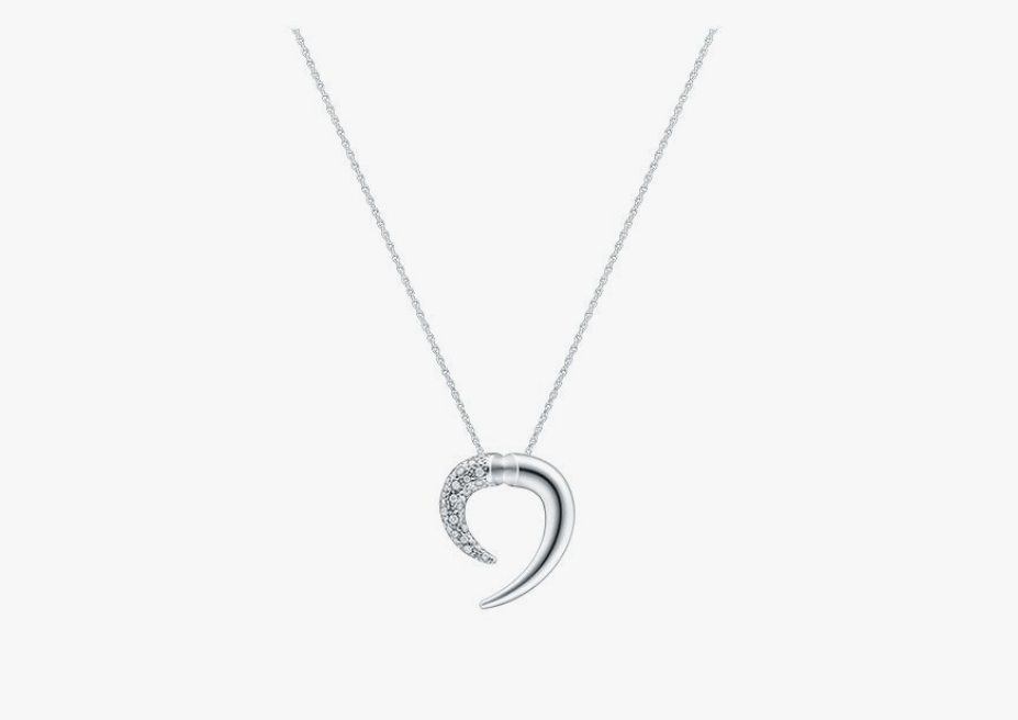TASAKI デインジャー ホーン プラス ダイヤモンド パヴェ ペンダント