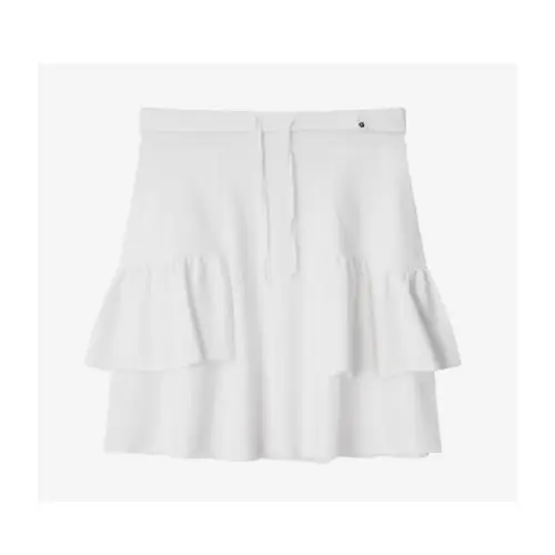 OHESHIO SHIRRING MIDI BANDING SKIRT