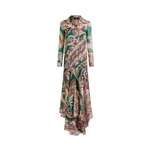 ETRO paisley-print ruffled maxi dress