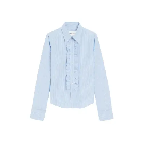 AMI Paris ラッフル ストライプシャツ