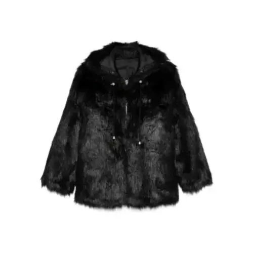 OPEN YY REVERSIBLE FAUX FUR HOOD JACKET