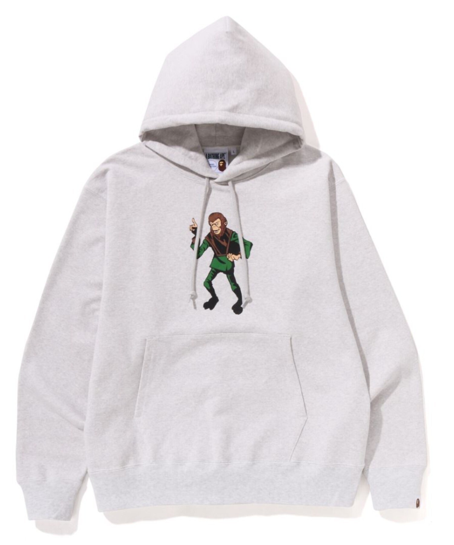 A BATHING APE APE RELAXED FIT PULLOVER HOODIE M