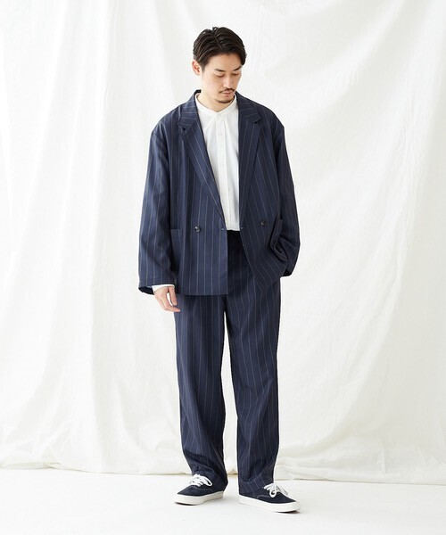 JOURNAL STANDARD セットアップ 【DADS】“ストライプWジャケット+ストライプパンツの2点SET” セットアップ