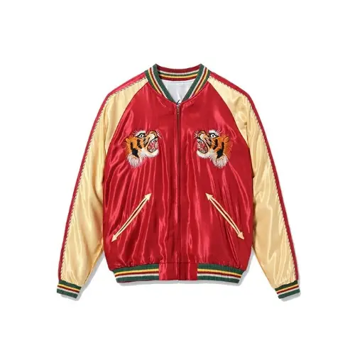 TAILOR TOYO 1950s Style Acetate Souvenir Jacket