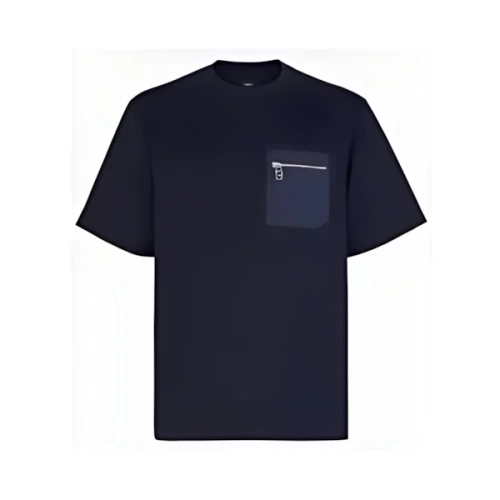 FENDI ブルーコットン Tシャツ