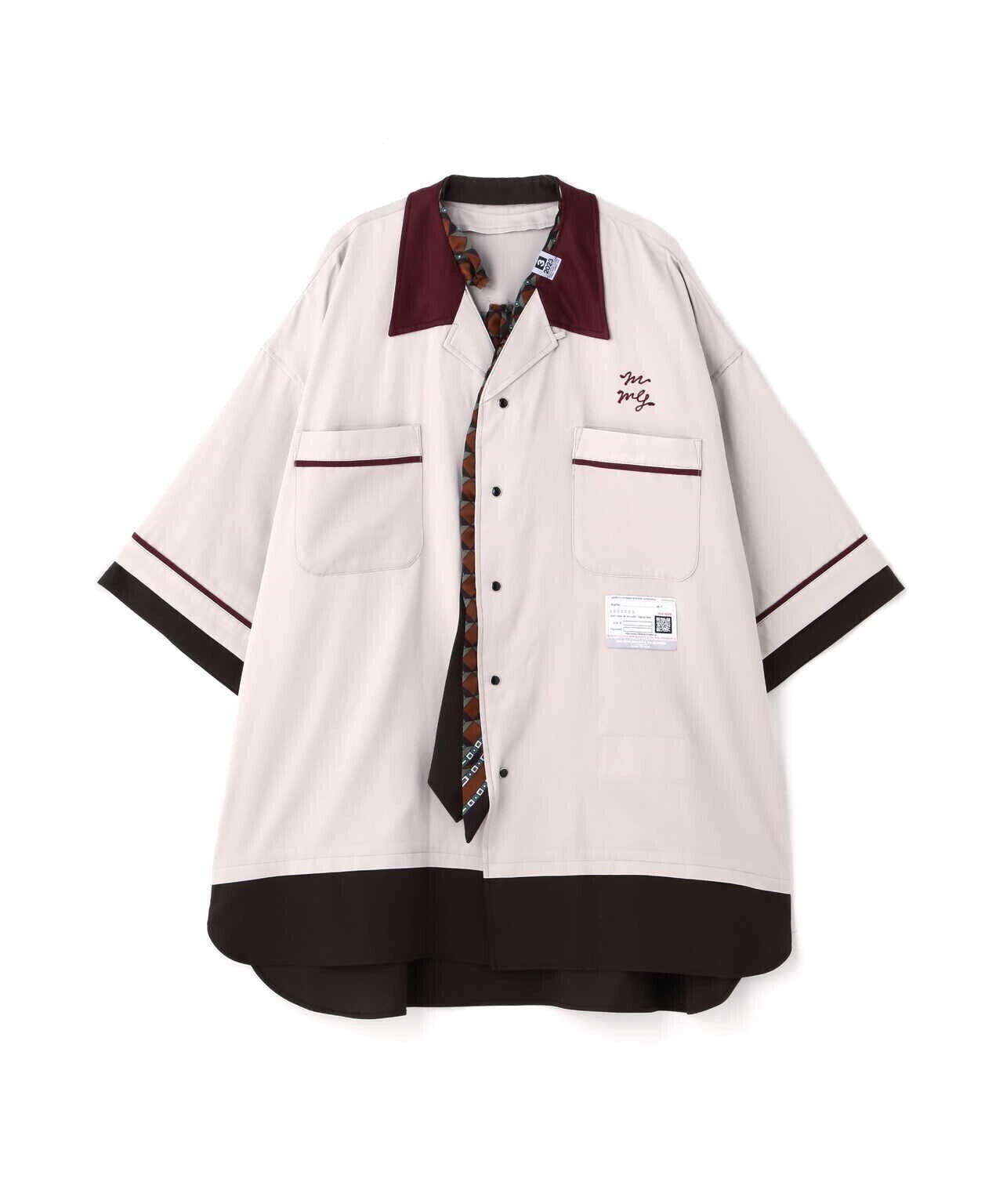 Maison MIHARAYASUHIRO MIX LAYERED BOWLING SHIRT