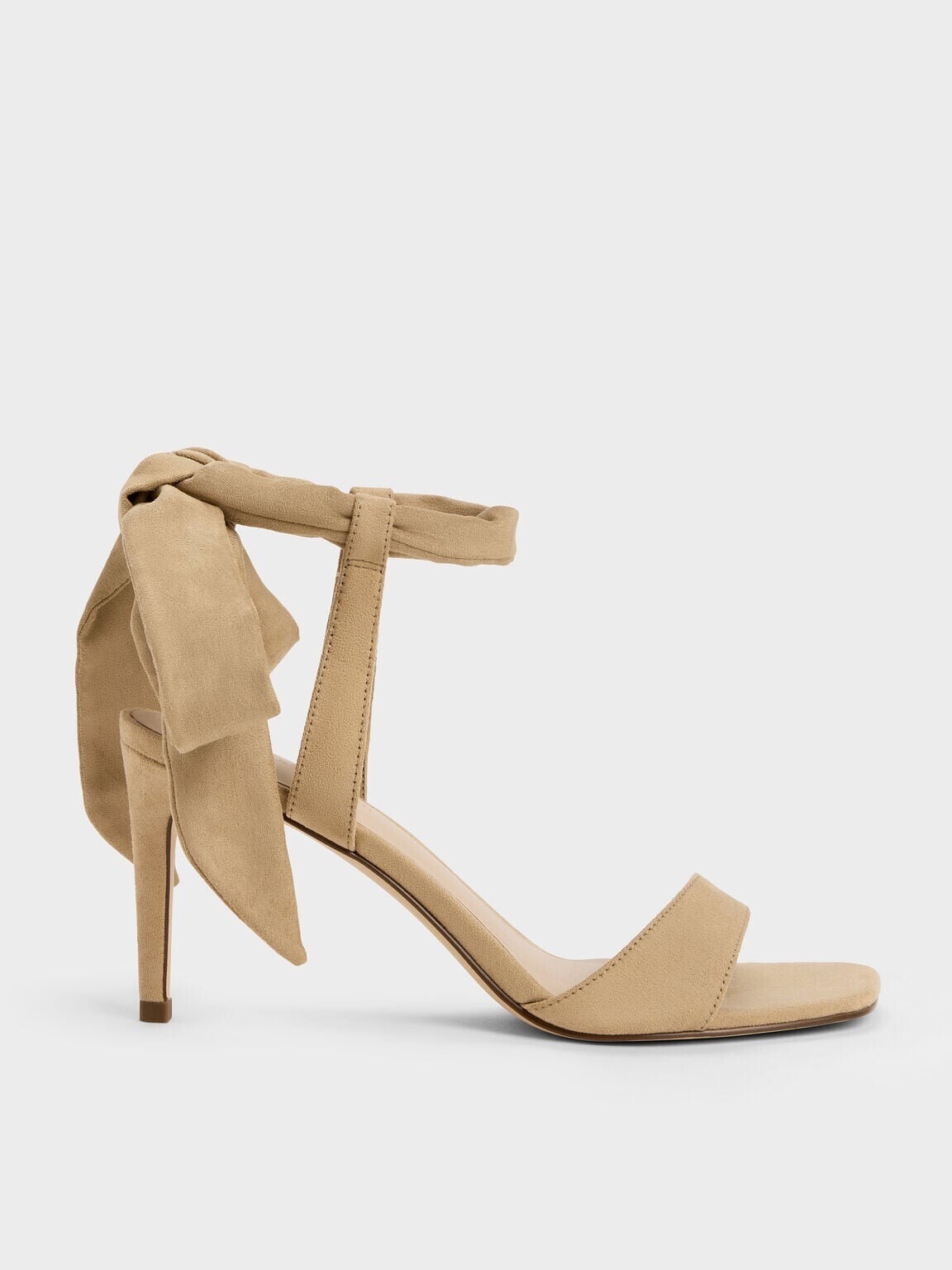CHARLES & KEITH Eliana エリアナ レースアップ ヒールサンダル - サンド
