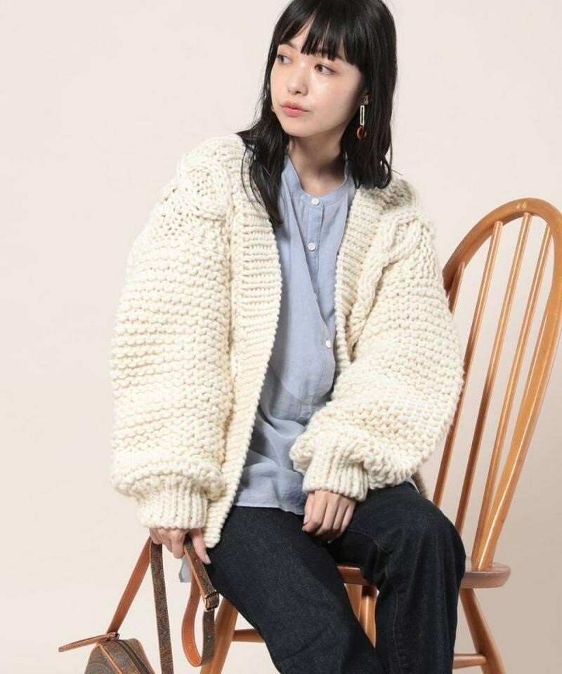 FREAK'S STORE ペルーニットカーディガン