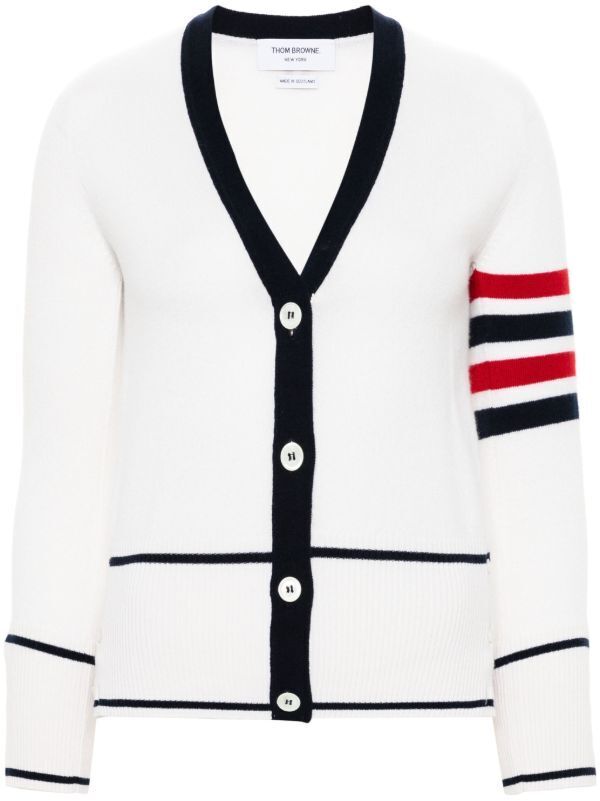 THOM BROWNE. NEW YORK 4BAR カシミアカーディガン