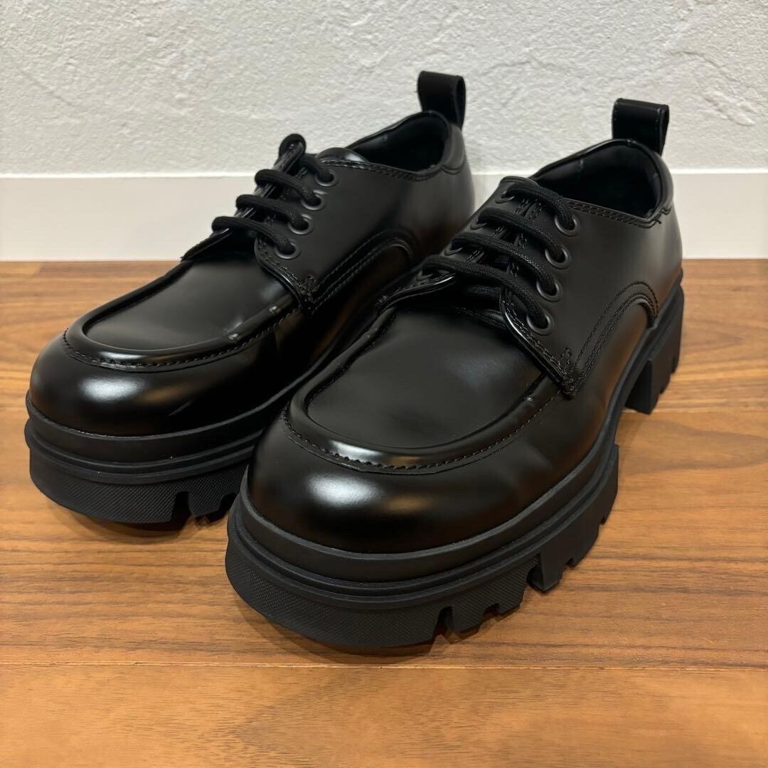 ZARA モックトゥ チャンキーシューズ