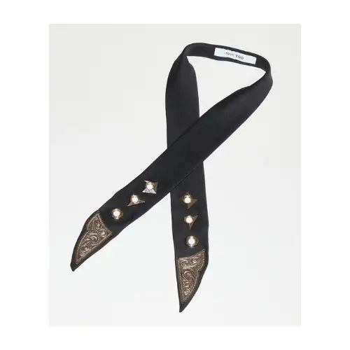 TOGA TOO Metal ribbon tie