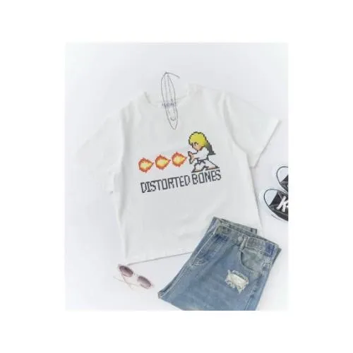 ROOP TOKYO ROOP TOKYO×側湾症ネキ ピクセルTシャツ