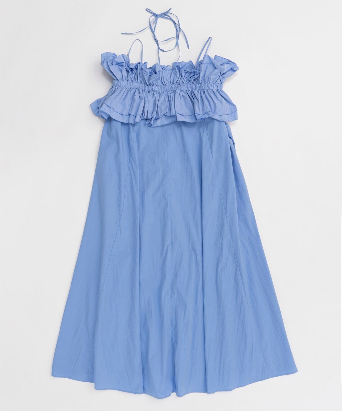 MAISON SPECIAL Ruffle Bear Maxi Dress