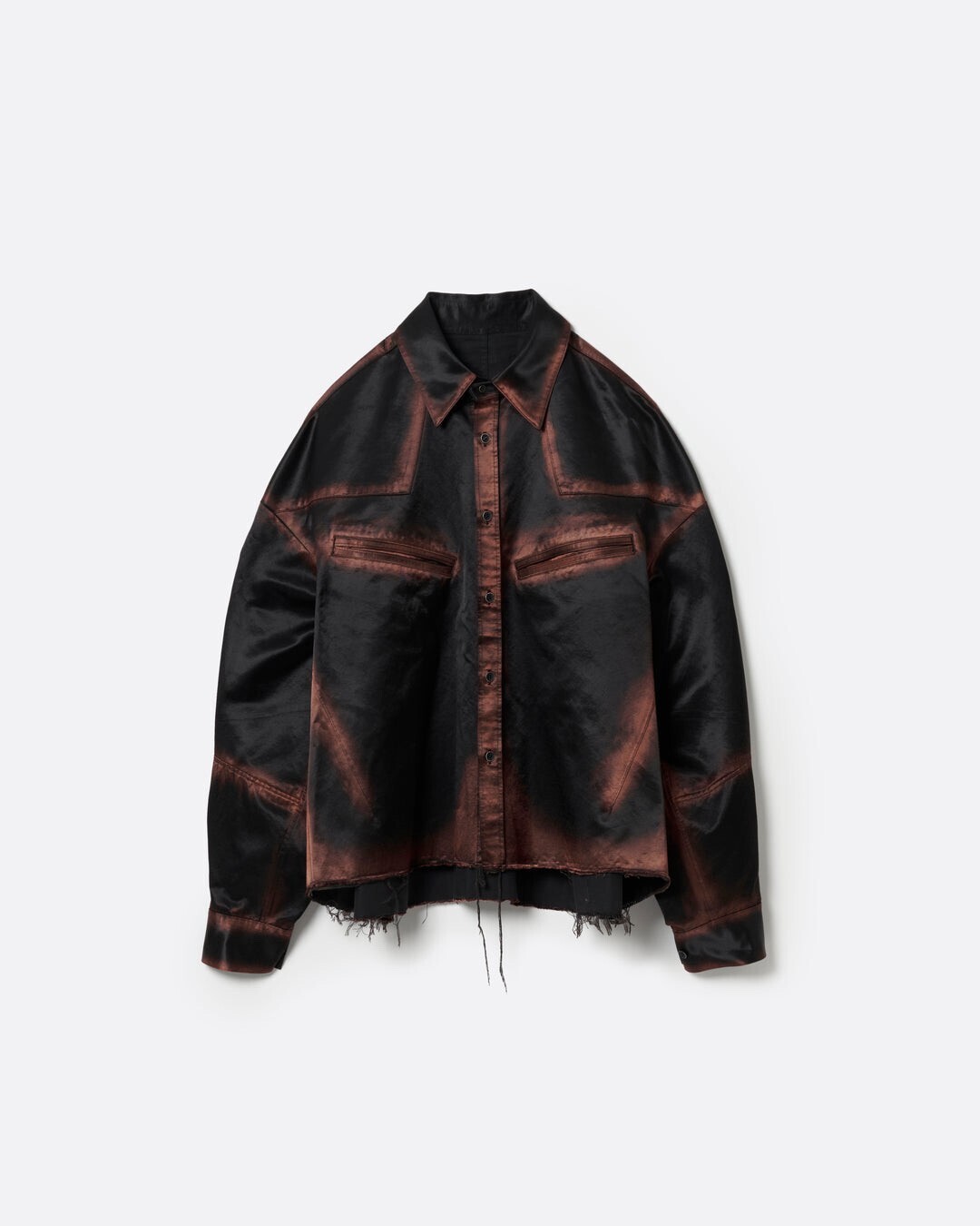 SUBLATIONS RUSTY SATIN WESTERN SHIRT .13