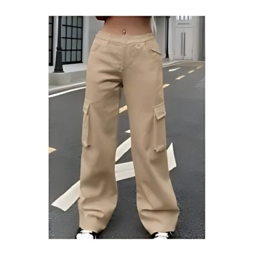 SHEIN SHEIN ICON Gorpcore フラップポケットサイドカーゴパンツ