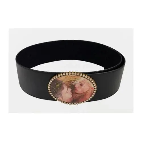 SCULPTOR Jewel Buckle Belt Matt