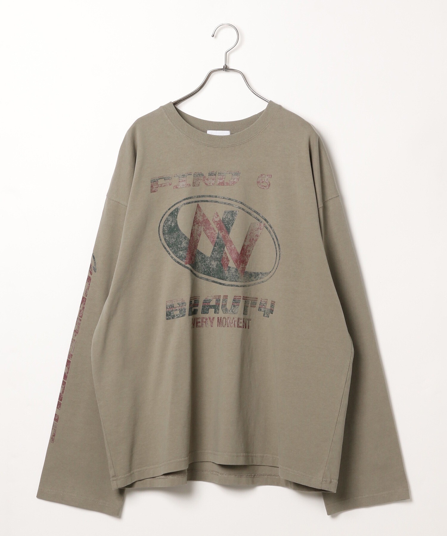 PBLIM 《UNISEX》スプレーロゴロンT