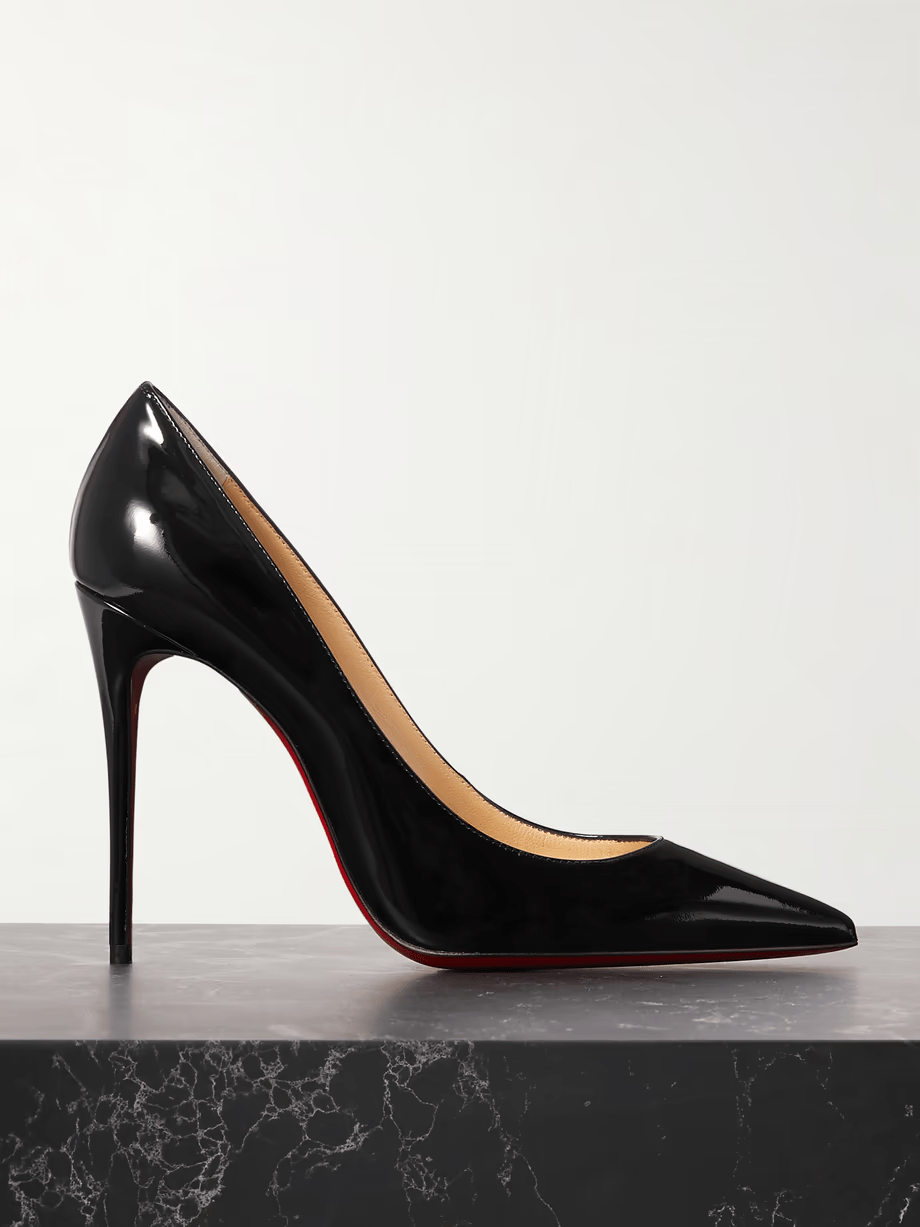 Christian Louboutin Kate 100 パテントレザー パンプス